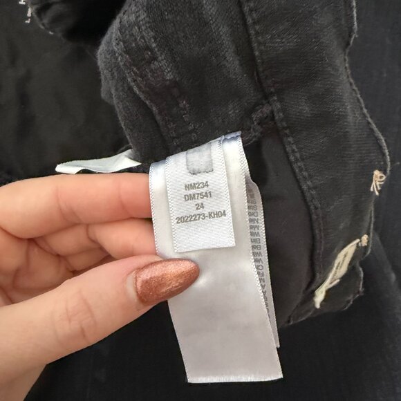 The Perfect Vintage Wide-Leg Jean (24, Black Rinse Wash) - Picture 11 of 12